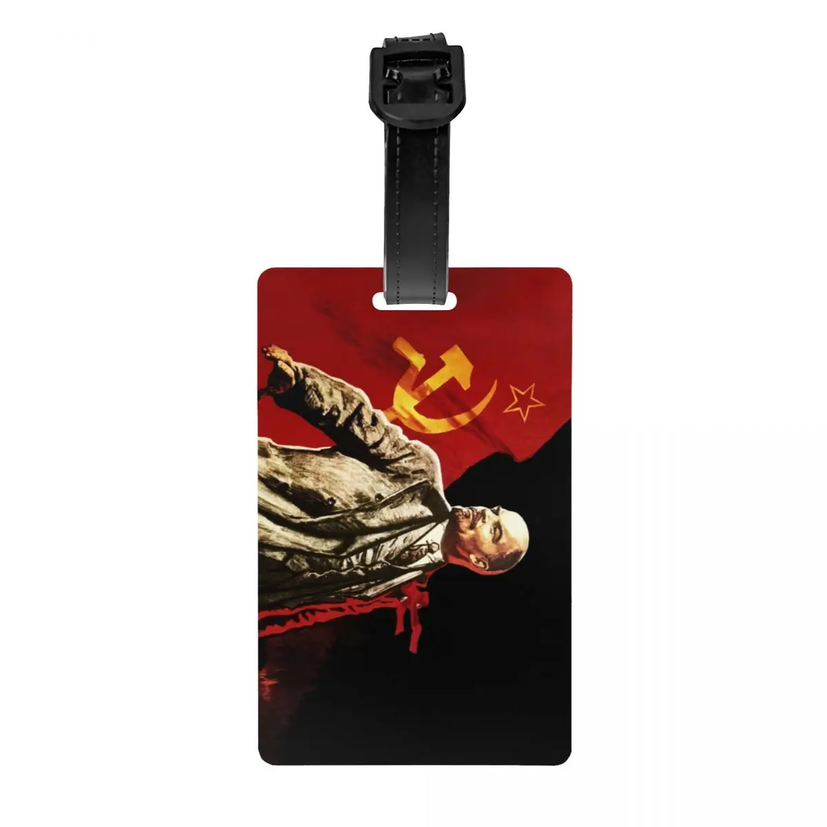 

Пользовательская бирка для багажа Lenin, защита конфиденциальности, Россия, СССР, CCCP, бирки для багажа, этикетки для дорожных сумок, чемодан