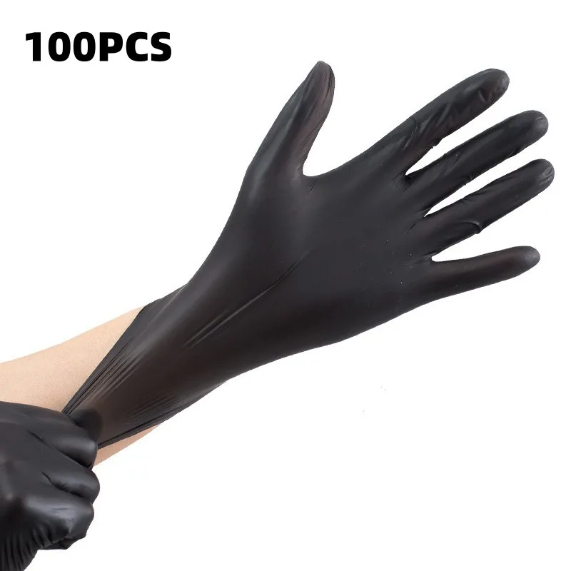 

Нитриловые перчатки черные 20/50/100 шт.