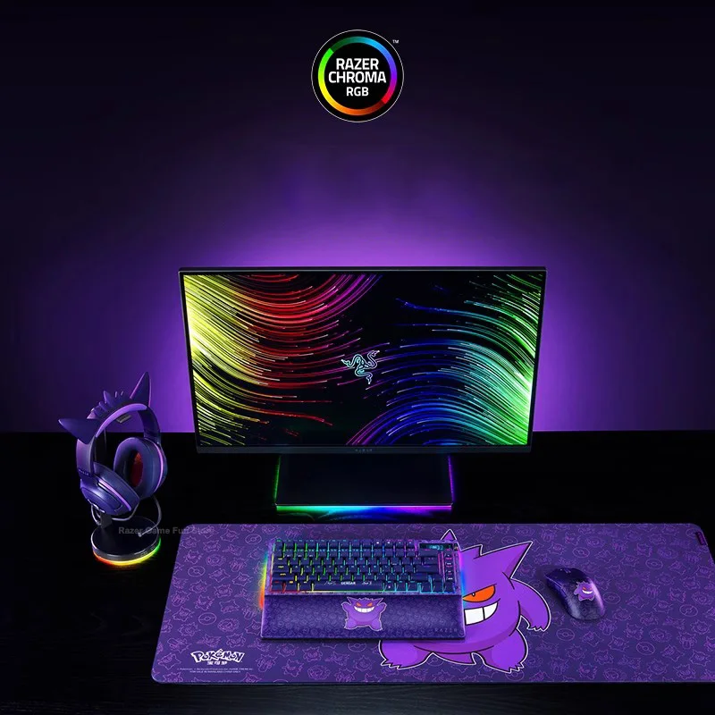 Проводная игровая USB-гарнитура Razer Pokemon Gengar Edition RGB
