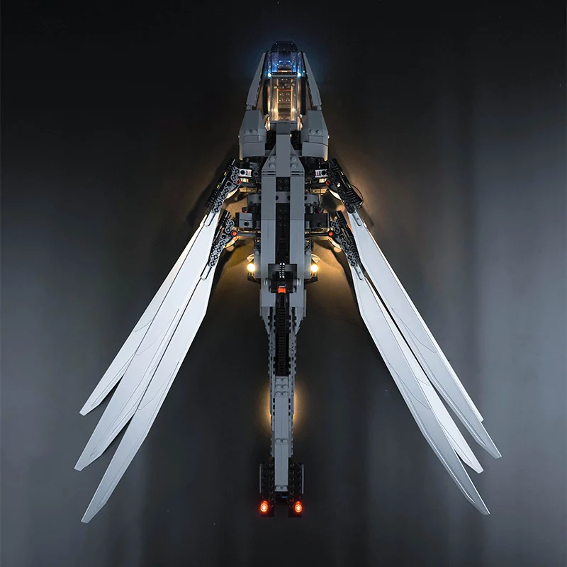 Украшение в виде кирпичной звезды подходит для набора строительных блоков 10327