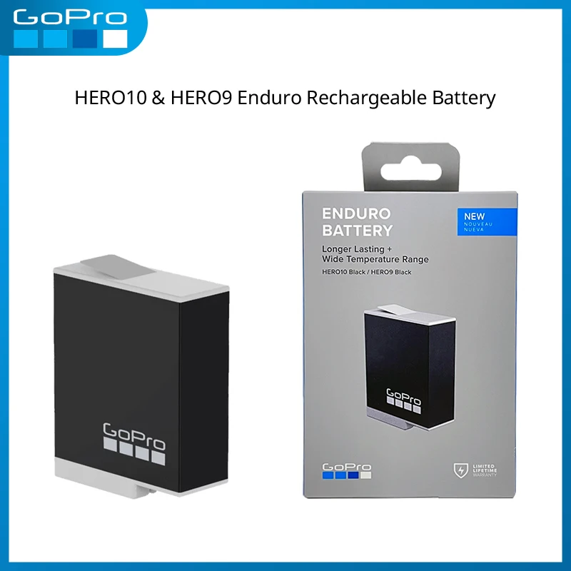 Аккумуляторная батарея GoPro HERO10 и HERO9 Enduro 1720 мАч Новая улучшает производительность