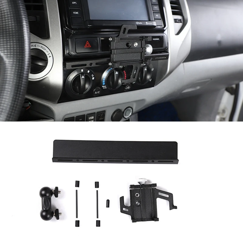 

1 шт. Черный Сменный многофункциональный держатель для центральной консоли телефона навигационный держатель для Toyota Tacoma 2011-2014