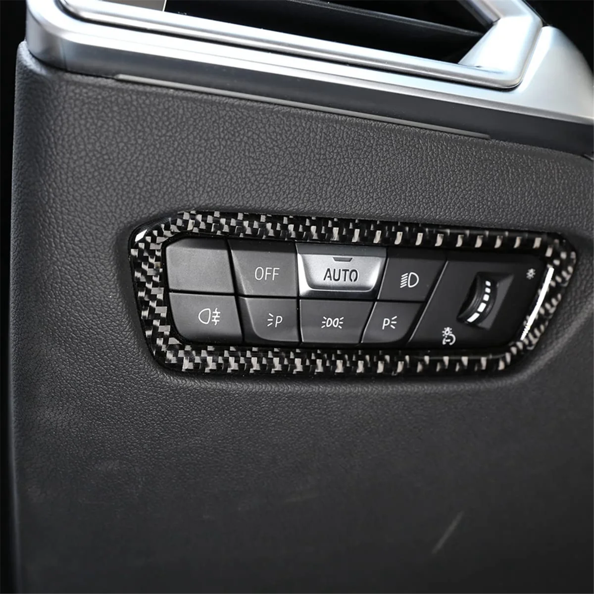 Мягкая крышка переключателя из углеродного волокна для Toyota Supra GR A90 2019-2023