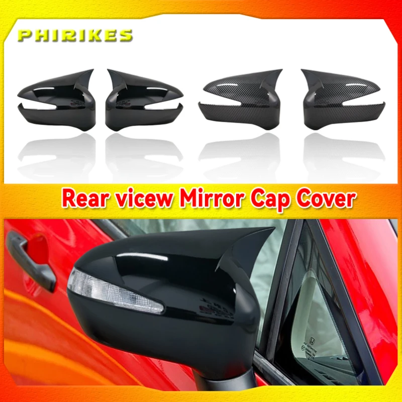 

Mirror Cover For Honda Civic FD6 2006 2007 2008 2009 2010 2011 2012 Accessory Bright Black Case CAR Shield