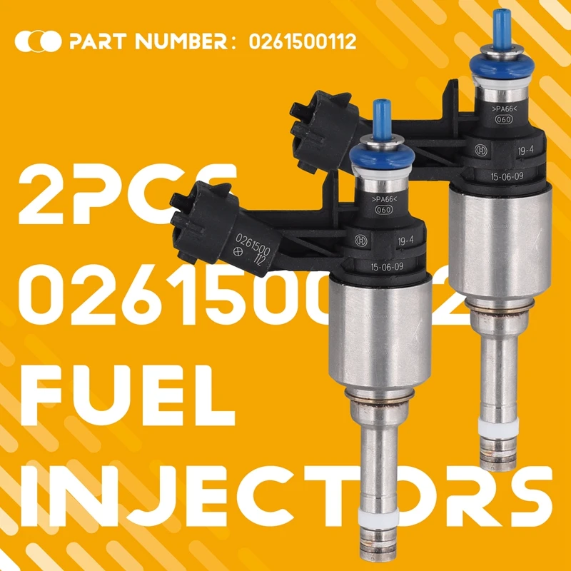 2шт. 0261500112 Топливные форсунки для GM Chevrolet HHR 2007-2010 Saab 9-5 10-12 Opel Astra 2012 2.0L