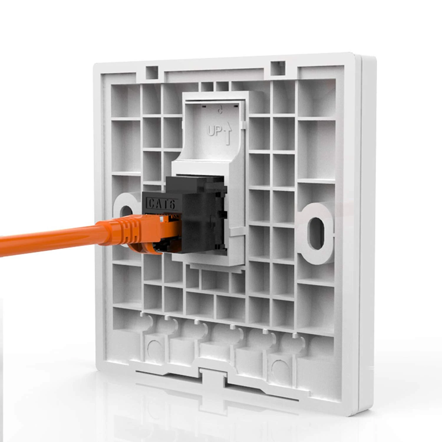 25 шт. соединитель Rj45 Cat6 разъемы Keystone встроенный Женский и женский Вставной