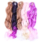 Плетеные косички с эффектом омбре Full Star 22 дюйма, свободные волнистые синтетические волосы с французскими завитками, Спиральные Кудри