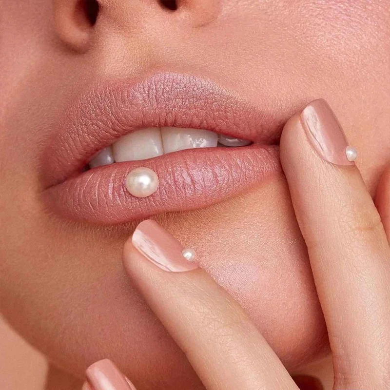 3D жемчужина для глаз внешний свет самоклеящаяся татуировка красота белая