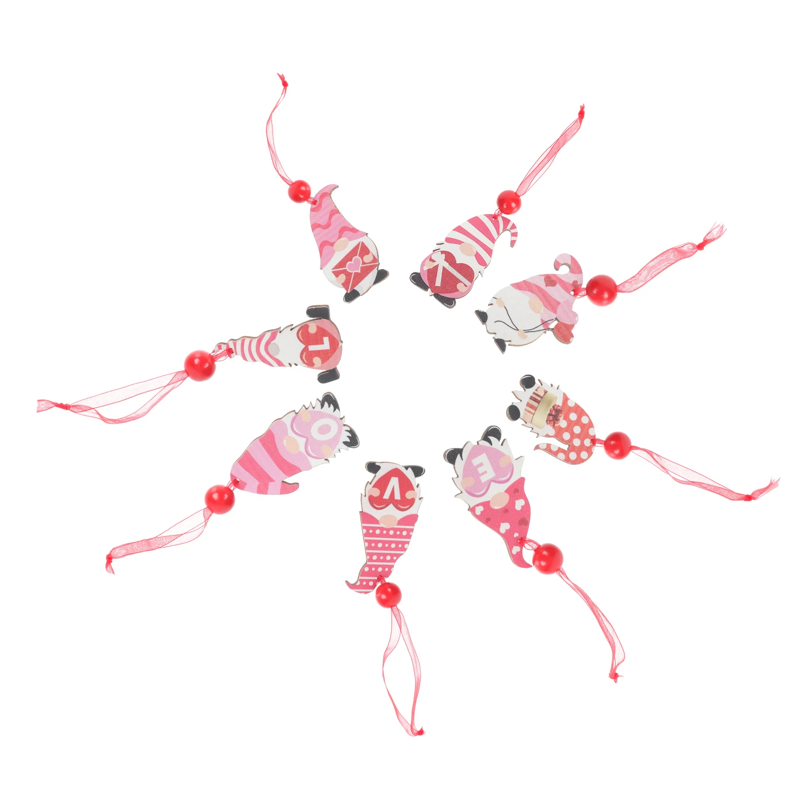 

Gnome Hanging Wooden Christmas Pendant Party Decor Santa Ornaments Valentine Festival Gnomes Decorations Wood Favors Tomte Craft