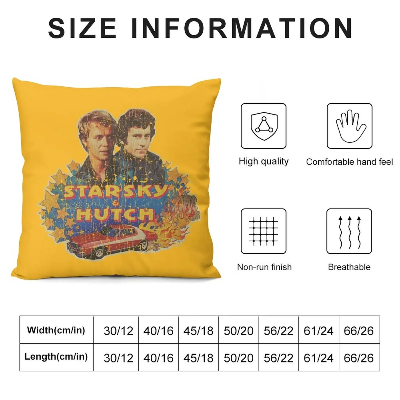 Подушка Starsky &amp Hutch 1975 декоративная подушка для дивана прямоугольная наволочка