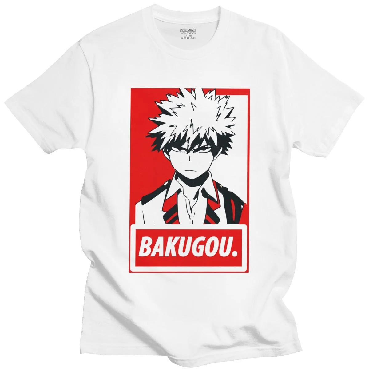 

Fashion Katsuki Bakugo Tshirt Men My Hero Academia T Shirt Funky Cotton Short Sleeves Japanese Animation Tee Shirt Hot Sale Tops