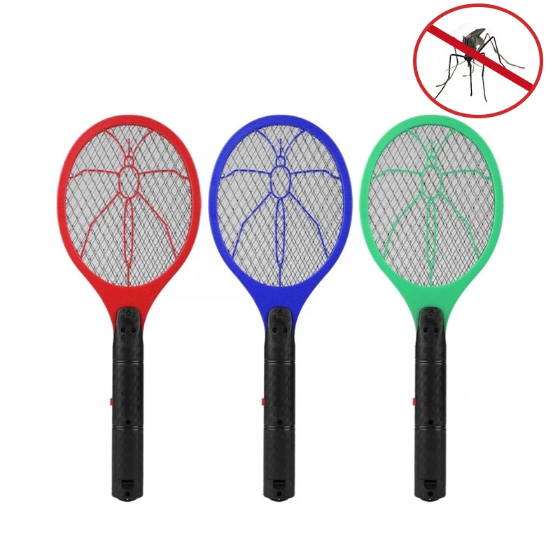 Electric Fly Insect Bug Zapper Bat Handheld Swatter Racket Portable Mosquitos Killer Pest Control For Bedroom Insects |