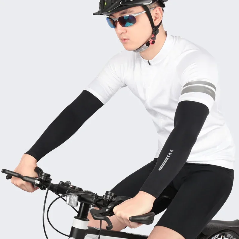 1 Пара Компрессионных Нарукавников Унисекс С Защитой От Ультрафиолета UPF 50 Для