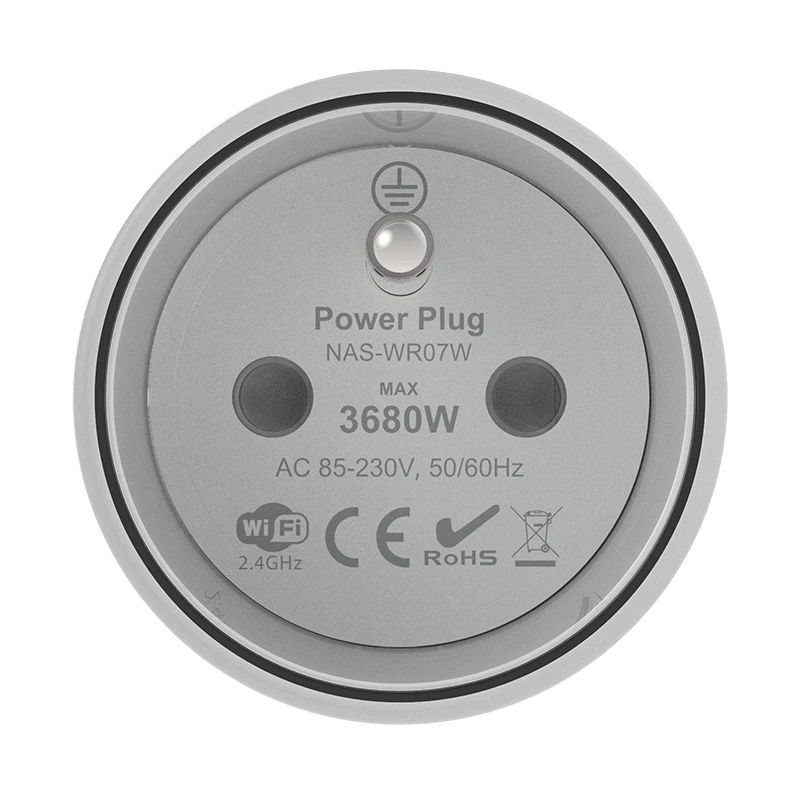 Смарт-розетка Tuya с Wi-Fi 16 А 3680 Вт