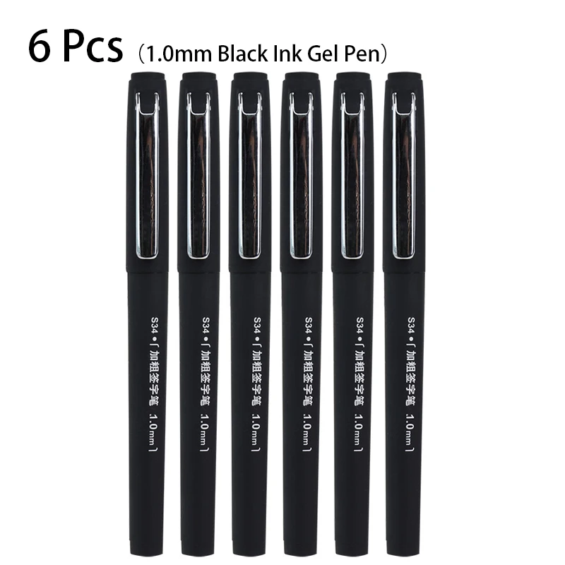 

Deli гелевая ручка S34 1.0 мм чёрная