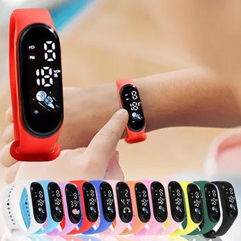 Fashion Waterproof Smart Watch For Kids Outdoor Sports Electronic Watches Waterproof Children Digital Wristwatches montre enfant 2