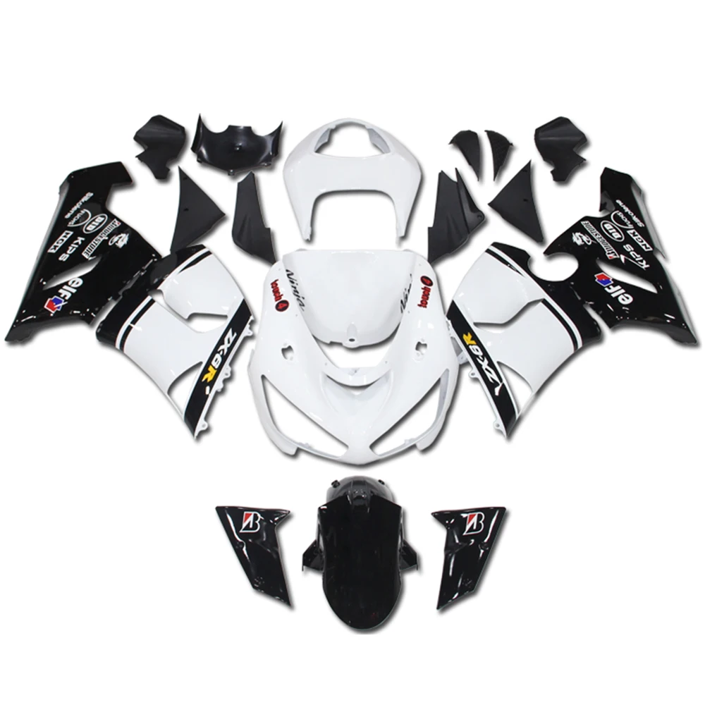

Motorcycle Full Fairing Kit For Kawasaki Ninja 636 ZX6R ZX-6R ZX 6R 2005 2006 ABS Injection Bodywork Cowl Accessories Black Body