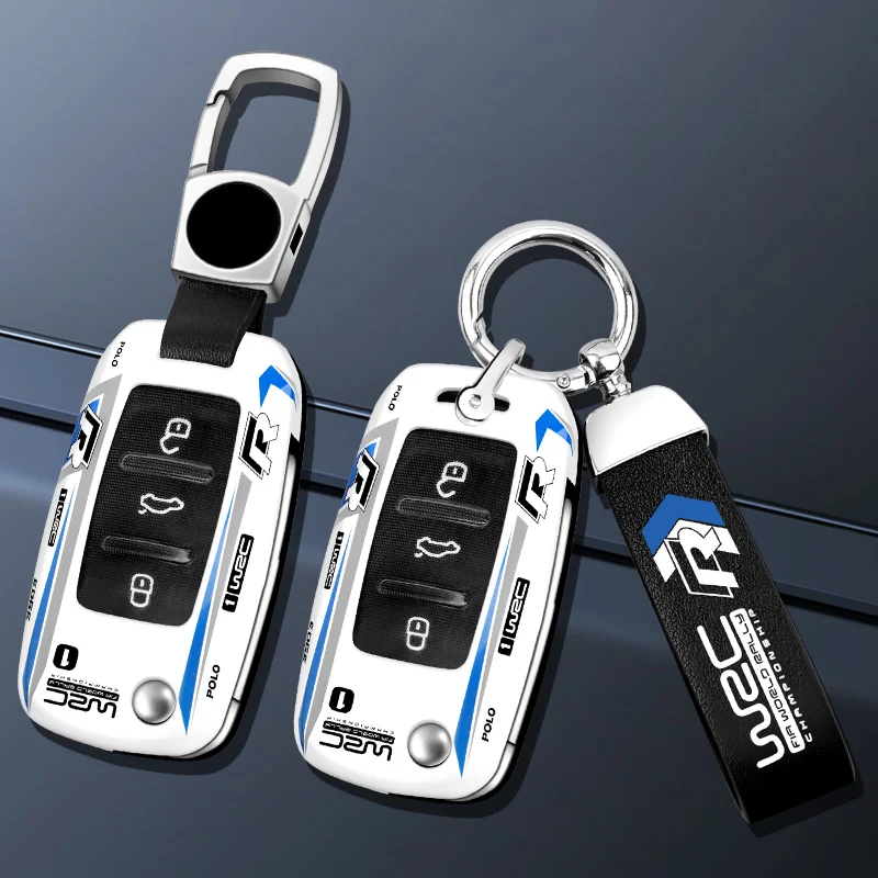 

ABS+TPU Car Key Case Cover Fob for VW Volkswagen Golf Polo Passat B5 B6 Lavida Bora Sagitar Tiguan Beetle Accessories