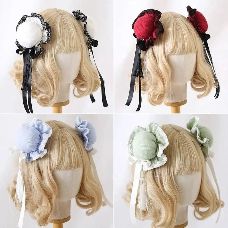 Черно-красная китайская девушка в национальном стиле сумка для волос Лолиты с