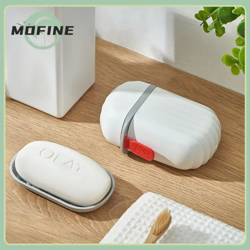 

Bathroom Products Travel Soap Box Dish Portable Bathroom Home Outdoor Hiking Camping Soap Holder Travel Portable Plastic 1pcs
