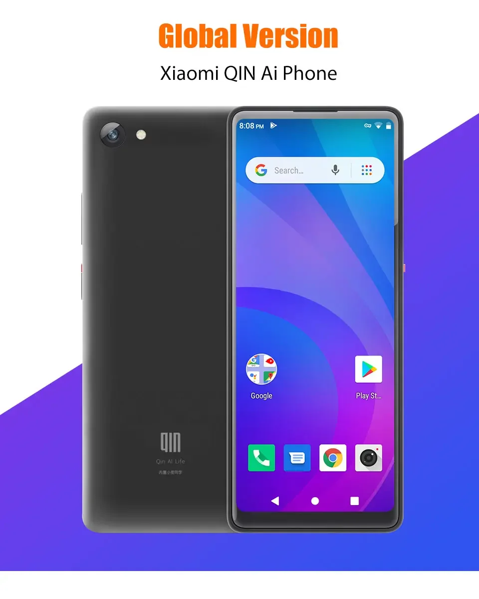 Support Google Global Version Qin 2 Pro Android 9 System Touch Screen Button Smartphone 2GB 64GB