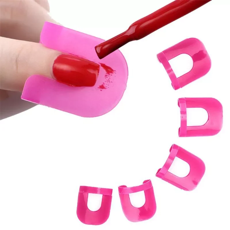 

NEW 10 Sizes G Curve Shape Nail Protector Varnish Shield Finger Cover Spill-Proof French Stickers Manicure Nail Art Tools