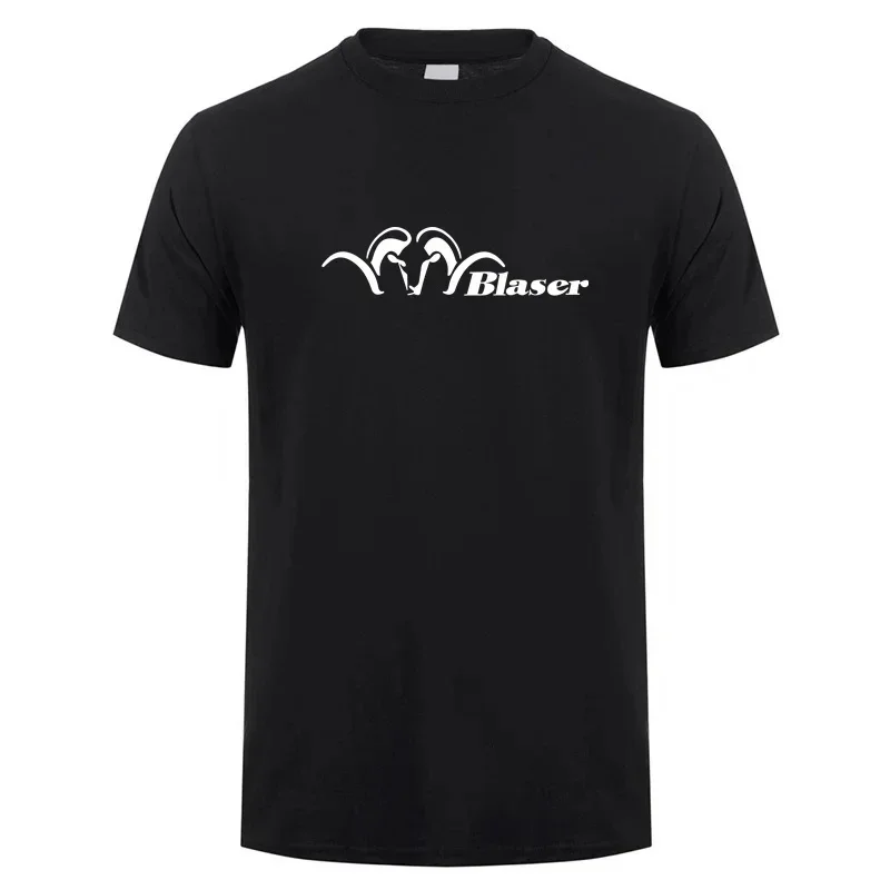 Футболка Blaser Hunt Rifle летние мужские хлопковые футболки с короткими рукавами