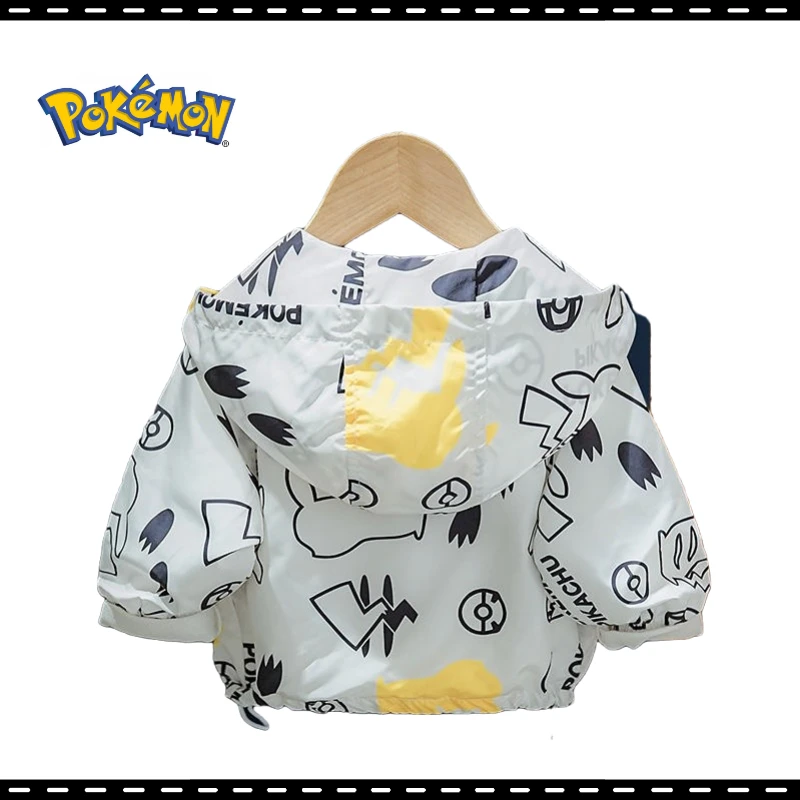 

2022 Anime Peripherals Pokemon Pikachu Children's Coats Spring and Autumn Fashion and Cute Jackets Boys and Girls Jackets Gifts