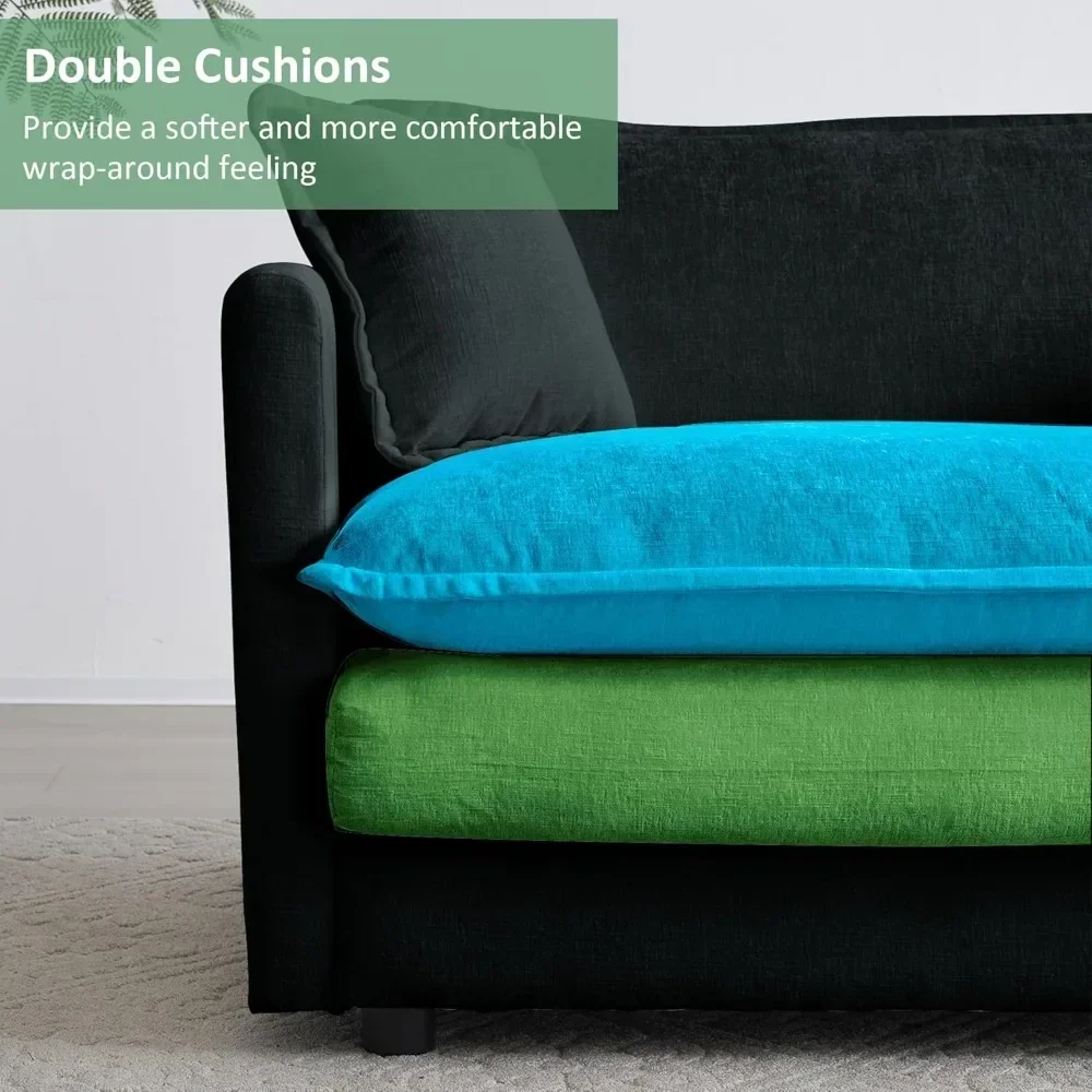 Глубоко сидящий сегментированный диван удобный облачный в османском стиле 76