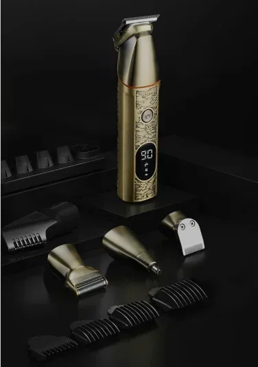 Kemei KM-5859 Многофункциональная цифровая бытовая электрическая машинка для стрижки