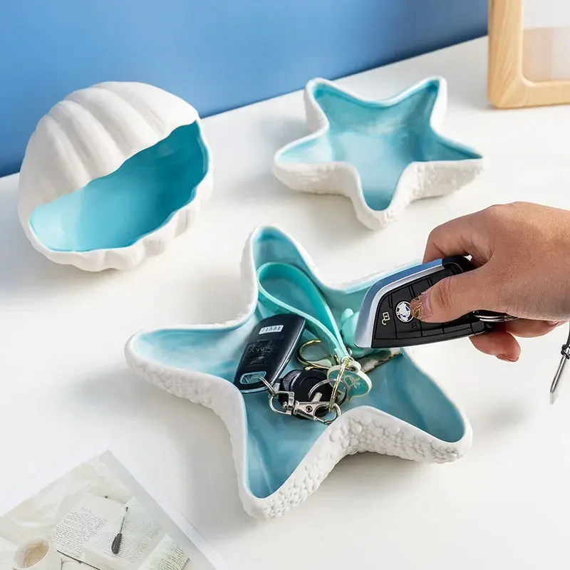 Creavite морские ракушки с морскими звездами пляжный декор керамический женский