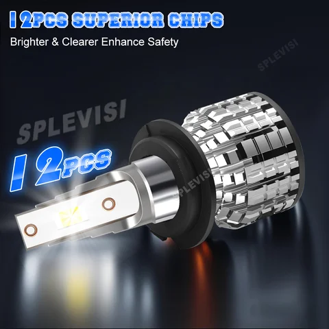SPLEVISI IP67 светодиодные фары противотуманные фары 9005 дальнего света H7 ближнего света H11 противотуманные фары для Mazda 6 2011 2012 2013/Mazda 3 2004 2005 2006