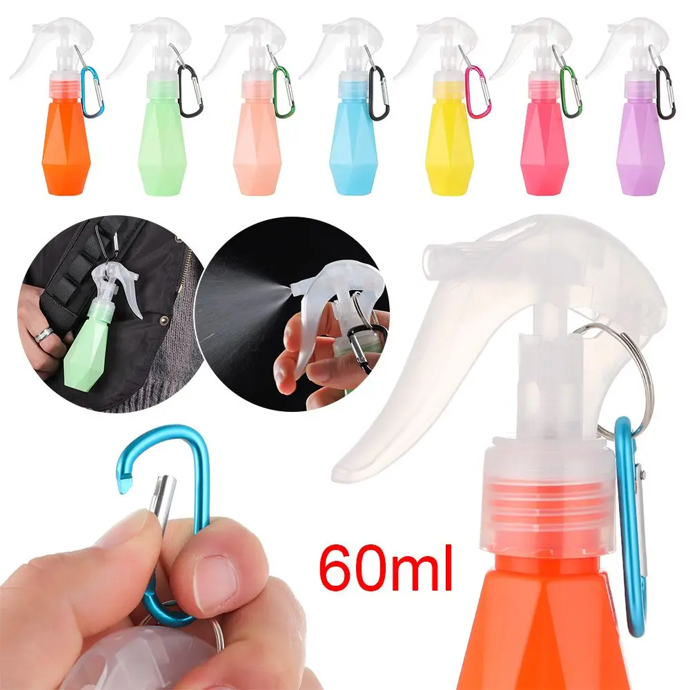 

60m Atomizer Travel Accessories Wash Hand Refillable Bottles Make Up Containers Hook Bottle Spray
