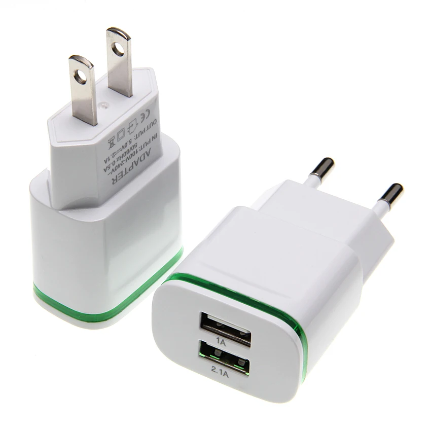 Зарядное устройство с двумя USB-портами 5 В а 1 А | Мобильные телефоны и аксессуары
