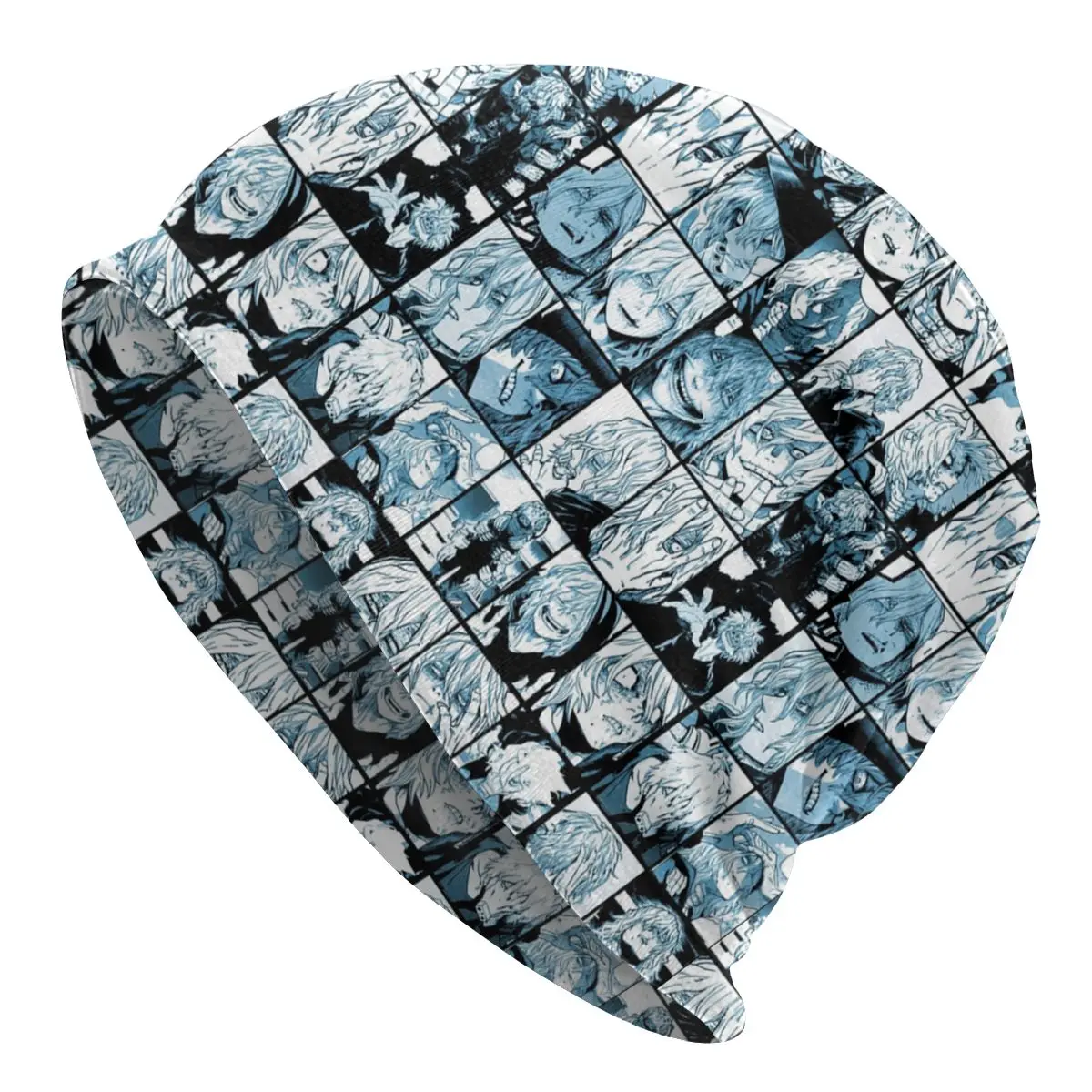 

Shigaraki Bonnet Hats Vintage Autumn Winter My Hero Academia Skullies Beanies Hats Men Knit Hat Warm Thermal Elastic Unisex Caps