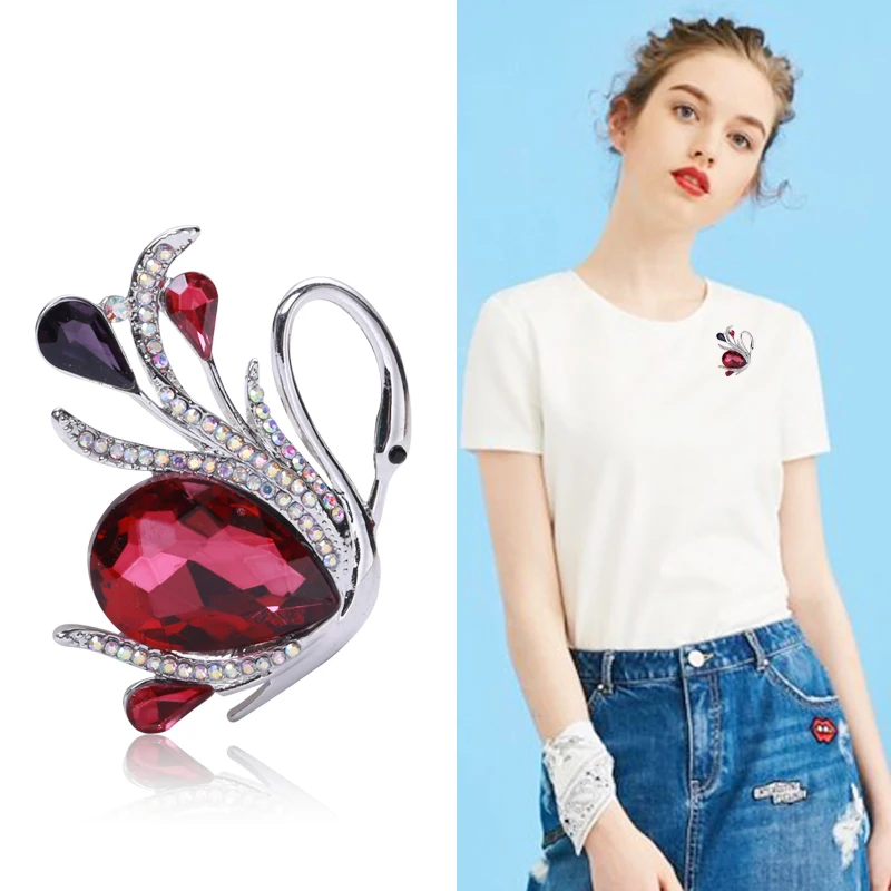 

Vintage Crystal Brooch And Corsage Pin Accessories