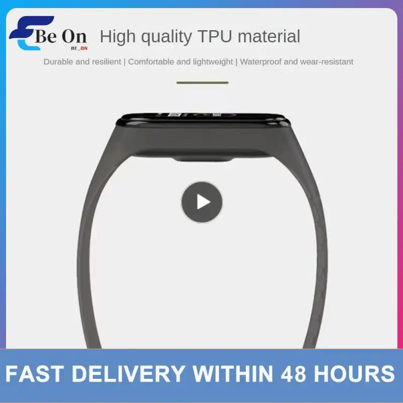 

2/4/6PCS Frosted Strap For Mi Band 7 6 5 4 3 Wristband TPU Bracelet Wrist Straps Mi Band Sport Loop Dust Resistant Band 6