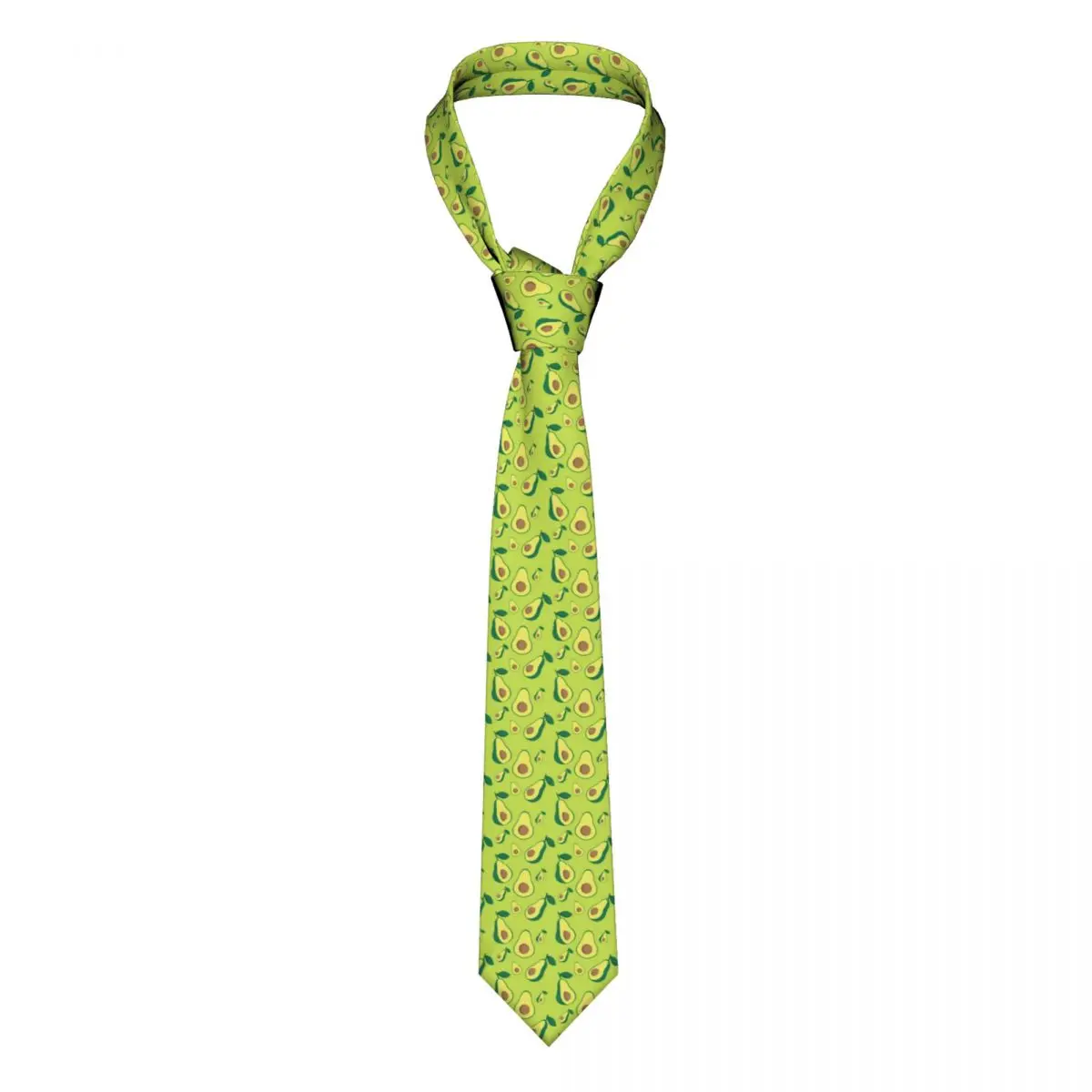 

Avocado Love Tie Green Fruit Print Shirt Vintage Neck Ties Wedding Polyester Silk Gift For Men Cravat