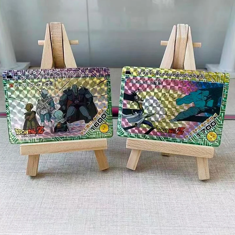 Фото Аниме-карточки Dragon Ball DIY ACG: Сон Гоку, Пикколо, Денде, Сон Гохан — голографические коллекционные карты для битв, подарок на день рождения №4