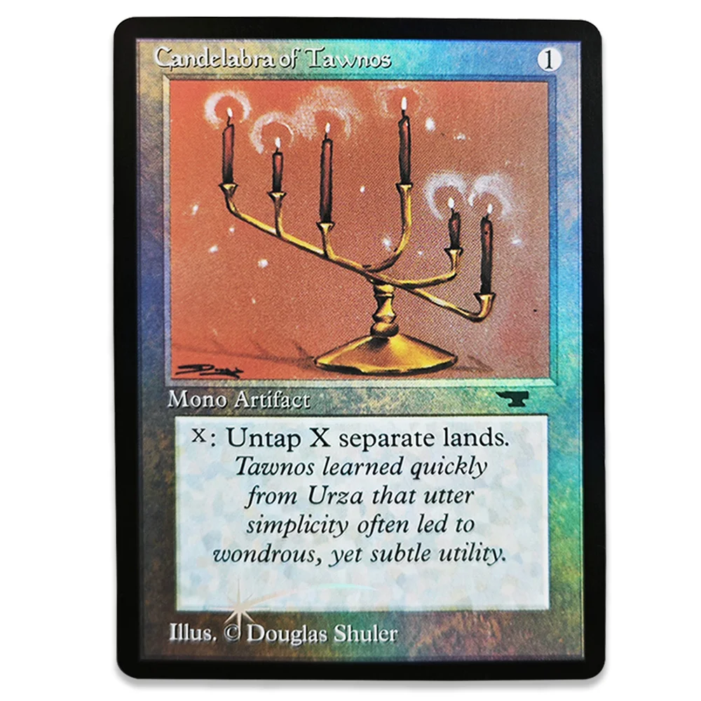 Фото Коллекционные карты TCG: Редкие магические фольгированные карты для игр — Болото/Канделябр Тавноса/Пондер-Тойс. Хобби-коллекционирование, подарки для мальчиков. №4