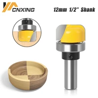 12mm12 7mm shank 1 18 diameter bowl tray router bit round nose corner rounding milling cutter for template wood r14