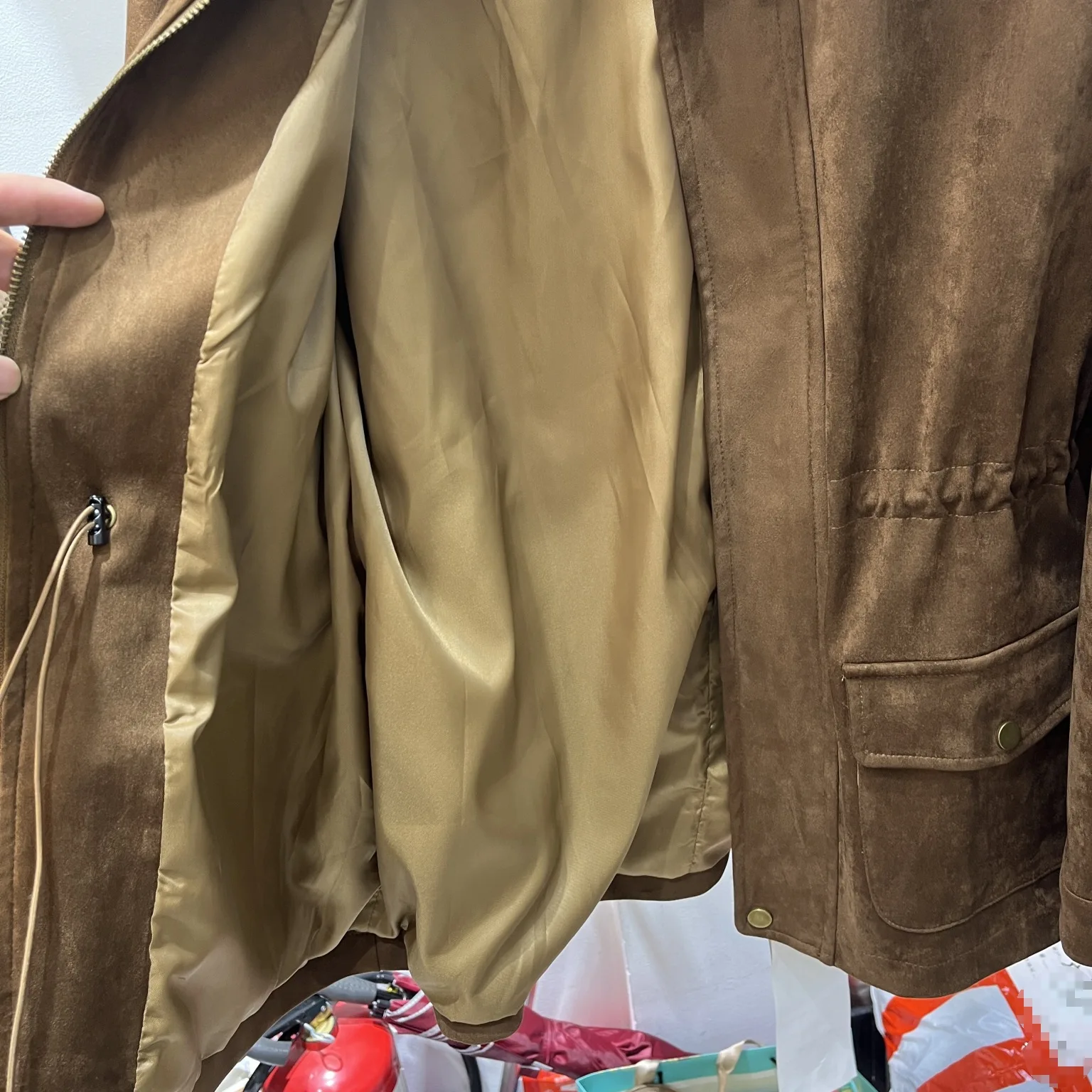 Осенняя одежда SuperAen 2024 новинка свободный тренчкот в стиле ретро на молнии с