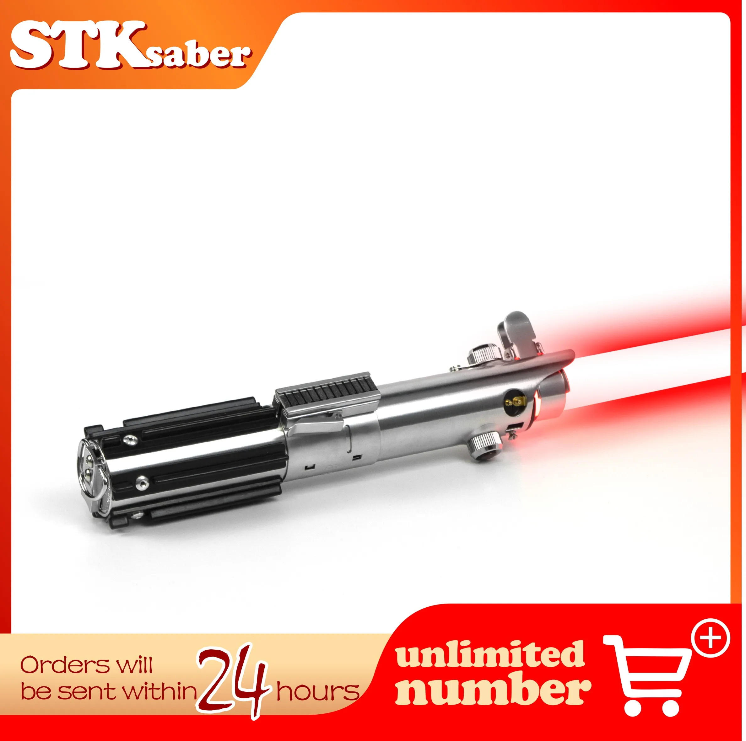 

89Sabers Graflex LUKE EP5 Lightsaber With N-pixel Blade ProffieV 2.2 board Color Changing Smooth Swing Carry more than 40 fonts