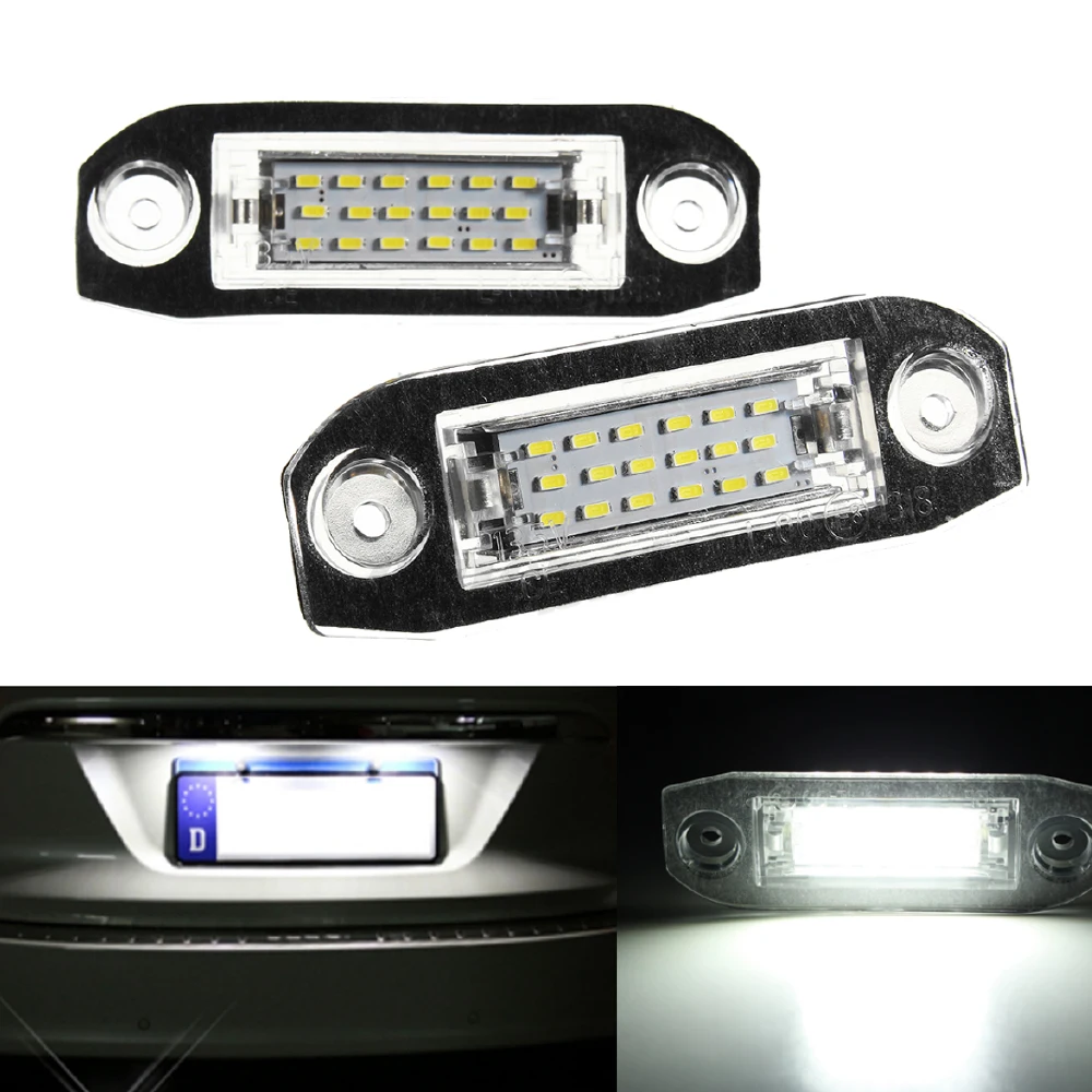 Номерной знак Canbus лампа для Volvo S80 XC90 S40 V60 XC60 S60 C70 V50 XC70 V70 2 шт.