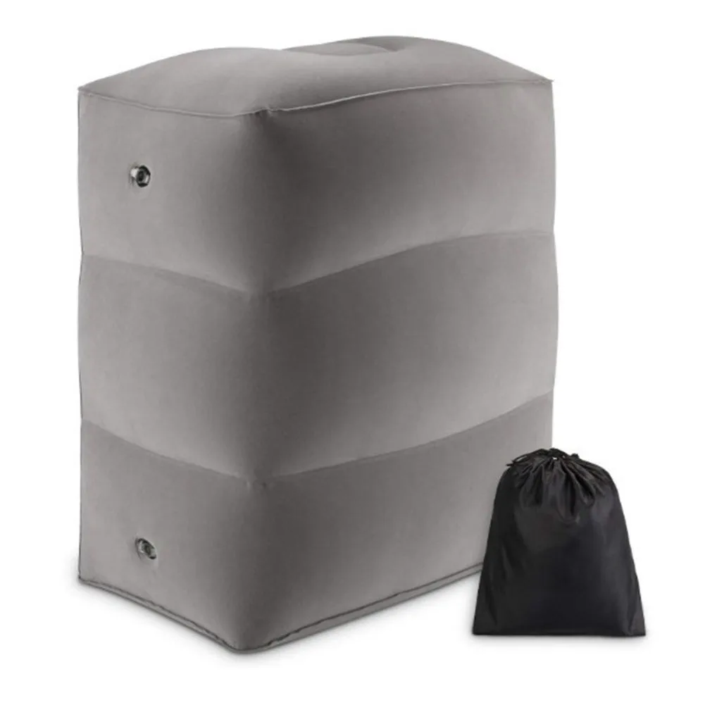 

Inflatable Foot Pad Portable Sleeping Footrest Pillow for Car Home Kid Room