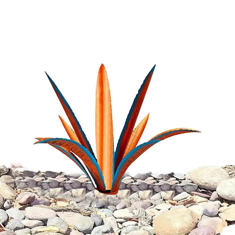 

Сделай Сам металлическая Агава Текила художественное ремесло орнамент деревенский сад двор скульптура открытый домашний Декор Аксессуары