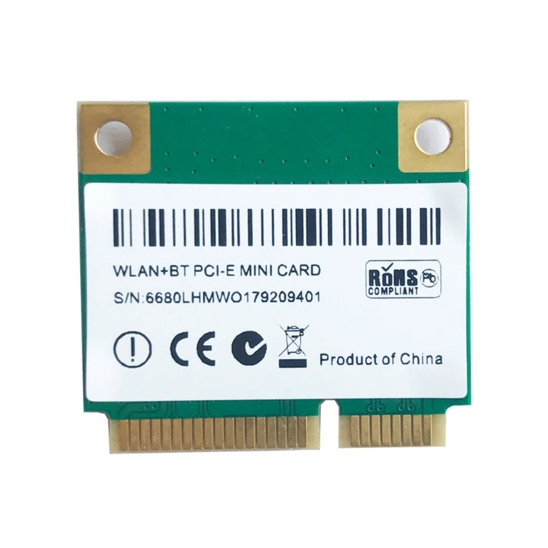

1200 Мбит/с Wifi Mini PCI-E беспроводная карта 2,4/5 ГГц MC-AC7265 Bluetooth-Совместимость