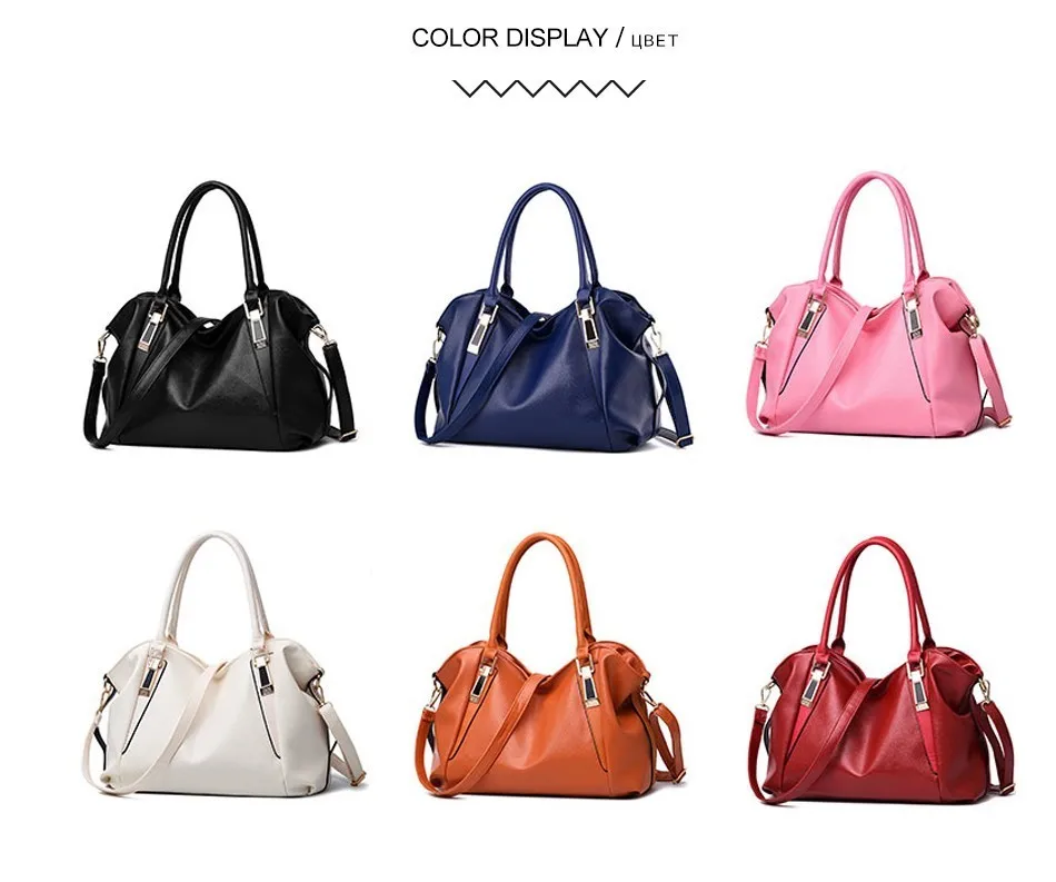 Designer Women Handbag Vintage Female PU Leather Bags Handbags Ladies Portable Shoulder Bag Office Ladies Hobos Bag Totes