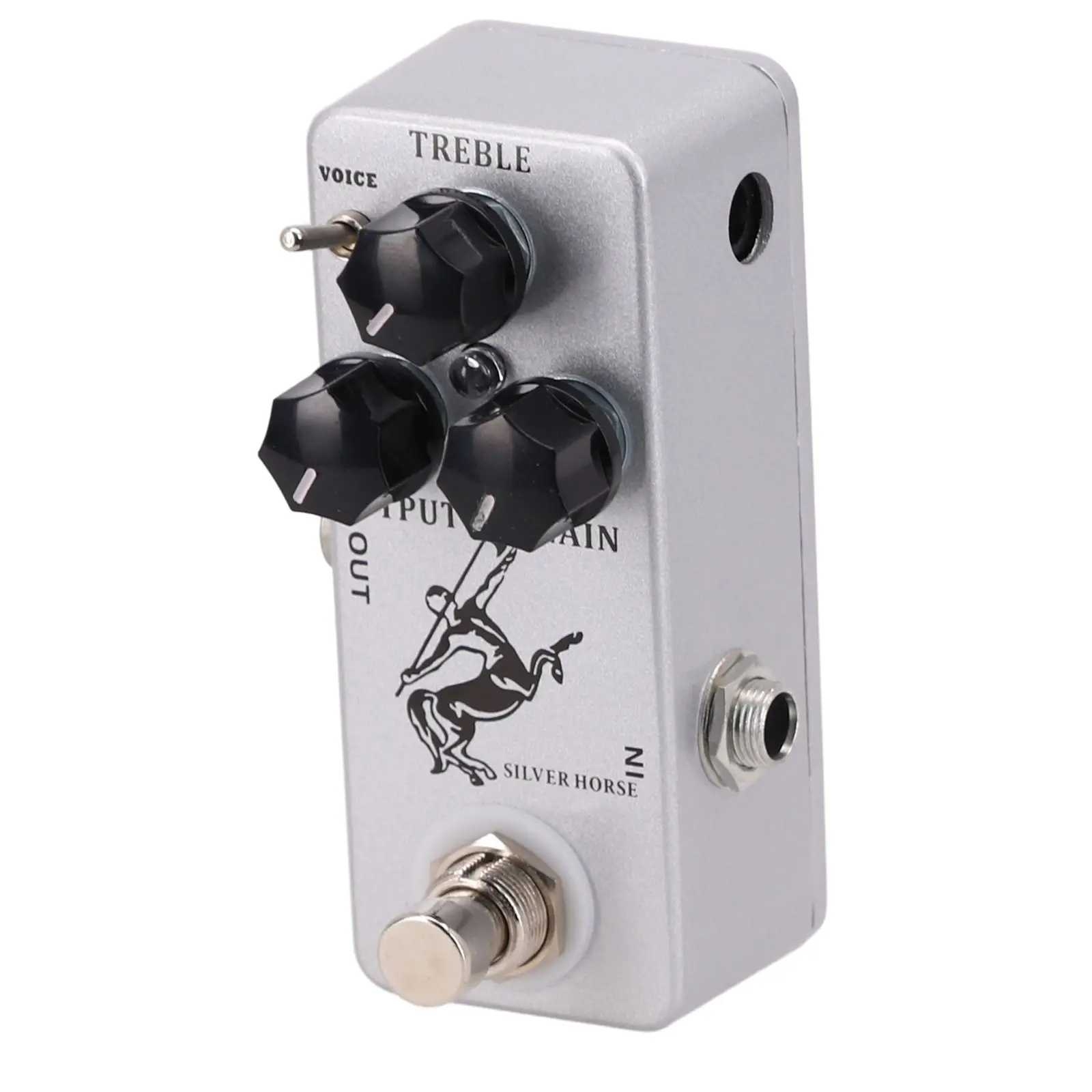 Педаль эффектов для гитары Bypass Effect GAIN 3 7*1 5*1 дюйма TREBLE 9 3*3 8*3 2 см Регулируемый Boost