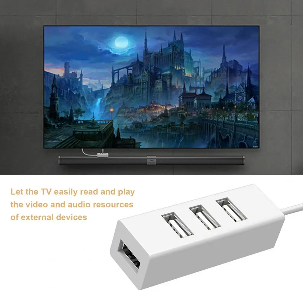 

Docking Station 4-in-1 High Speed Multi-function USB2.0 Hub Converter Adapter Power Charger for Laptop Docking Stations